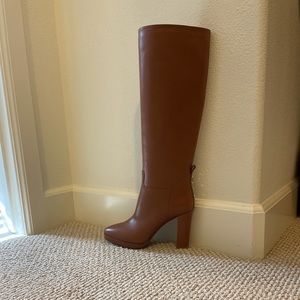 Valentino rockstud 100m knee high boots